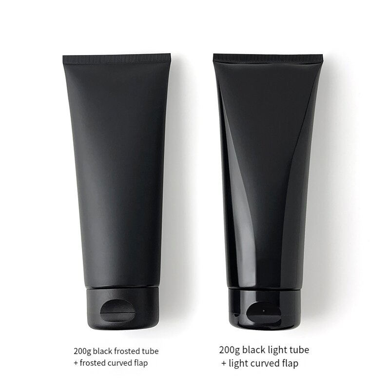 Lotion Cream Tube Manufacturer - Black Soft Plastic Squeeze Packaging with Flip Lid 10g 15g 20g 30g 100g 50g 120g 200g