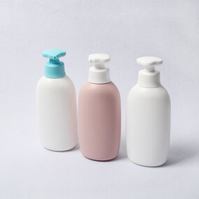 Shower Gel Bottle Manufacturer - Hot Sale 280ml380ml500ml pink Children's PE Plastic Baby Lotion Bottle