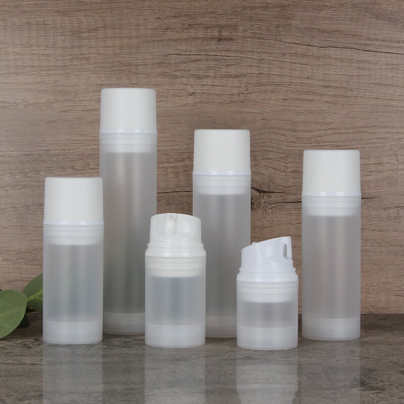 Airless Pump Bottle Manufacturer - Matte for Skin Care PP Made Stock Sizes 30ml 50ml 80ml 100ml 120ml Thick Cream for