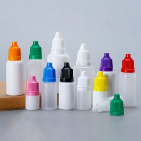 Eye Drop Bottle Manufacturer - HDPE Mini Wholesale 5ml 10ml 15ml 20ml 30ml Plastic Squeeze Nozzle Tip Easy Open for
