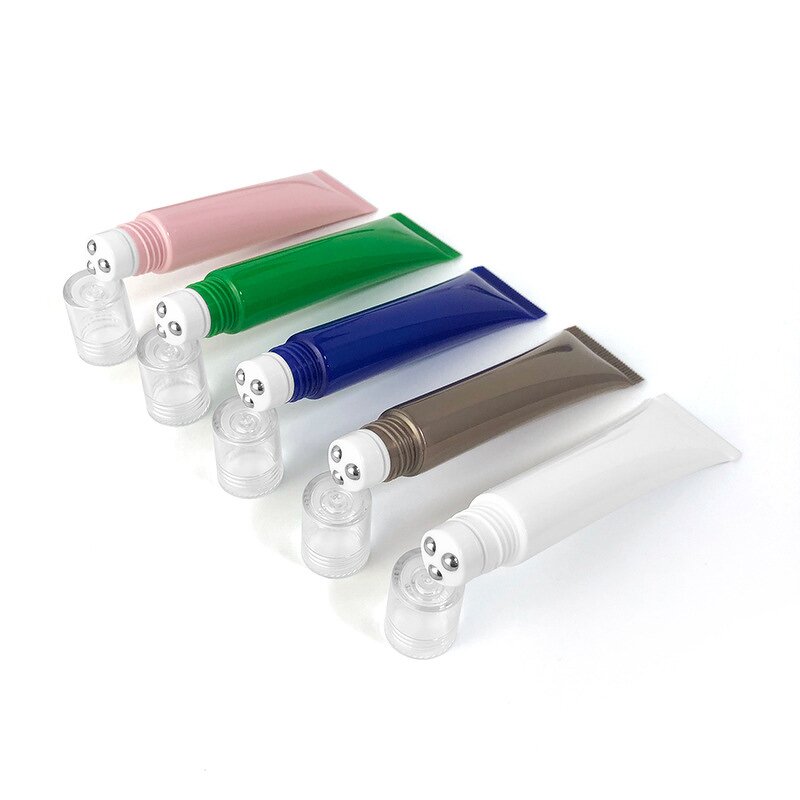 Eye Cream Tube Manufacturer - 15g 20g 30g Empty & Face Mask Roll Ball Cosmetic PE Material Soft Hose Containers Squeeze