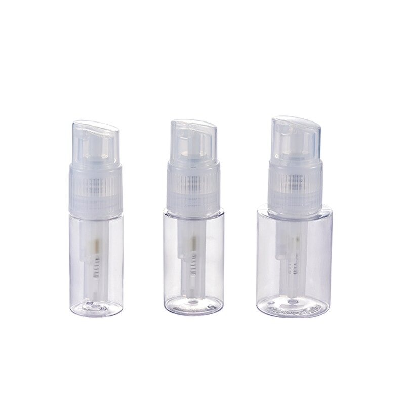 Powder Spray Bottle Manufacturer - High Quality 80ml Transparent Portable Colored Plastic for Shampoo or Loose Powder