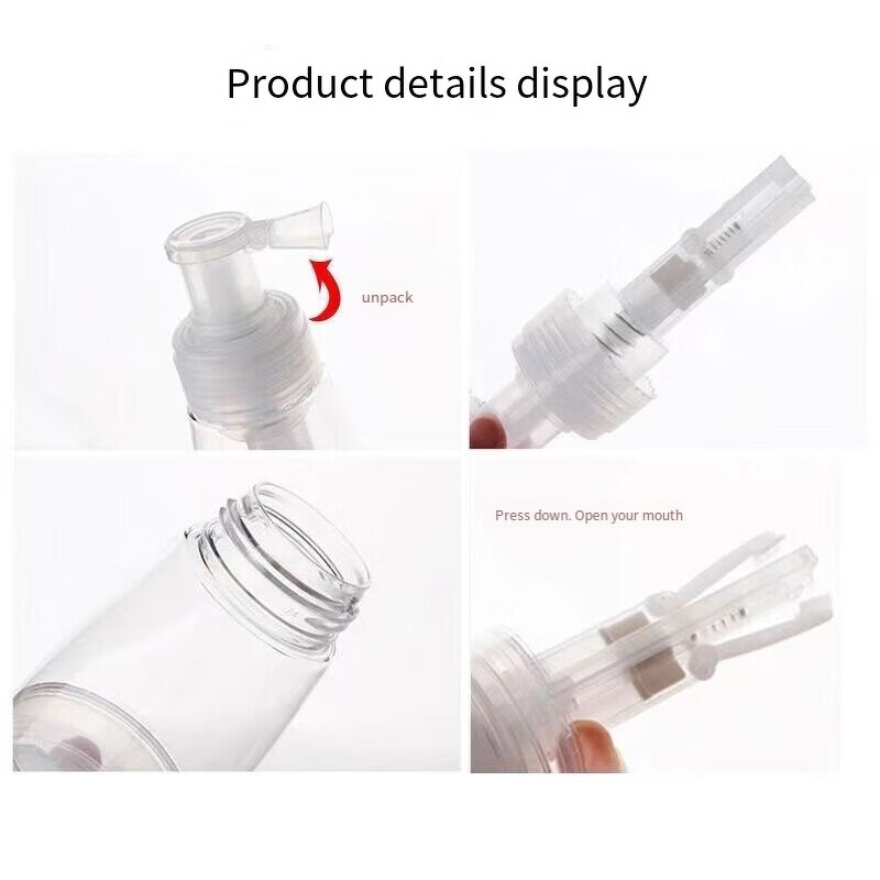 Pump Bottle Manufacturer - Wholesale Recyclable PET Cylinder Shape with Custom Logo for Cosmetics Face Mask & Eye Cream