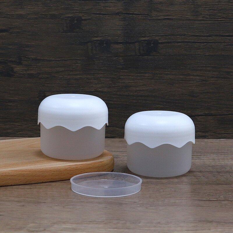 Plastic Jars Manufacturer - Custom 120ml Multi Colors Wide Mouth Slime Containers Yogurt Pudding PP with Lid