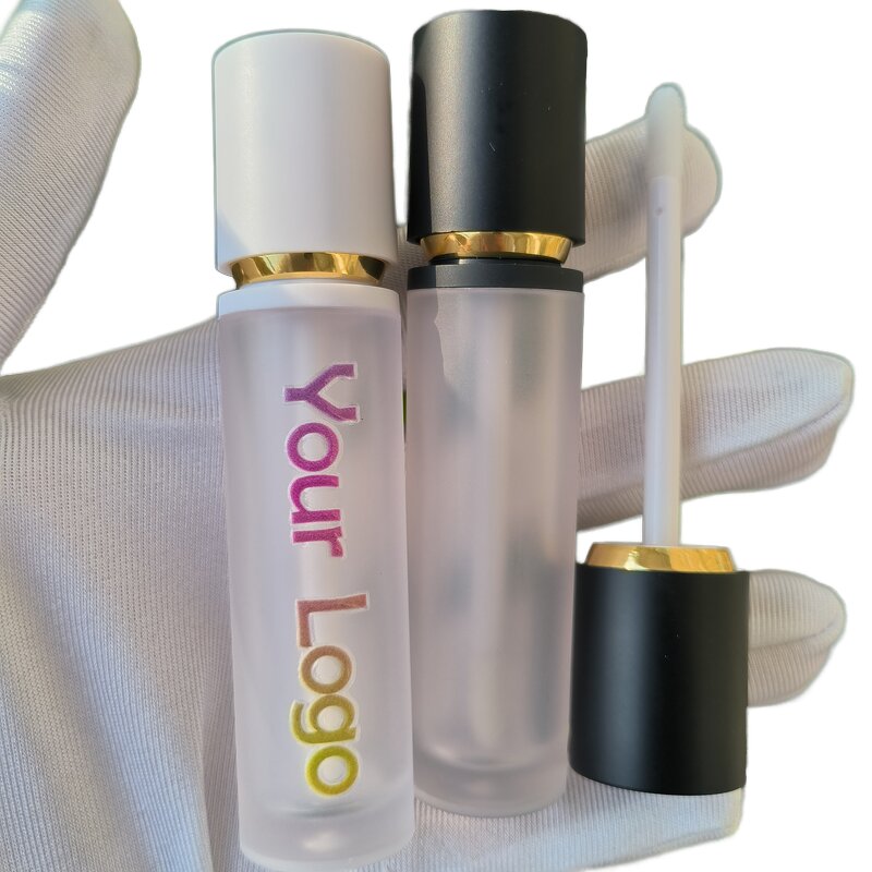 Lip Gloss Tubes Manufacturer - 8ml Round Gradient with Box Packaging Gift Wholesale Empty Plastic Screw Cap Custom Label