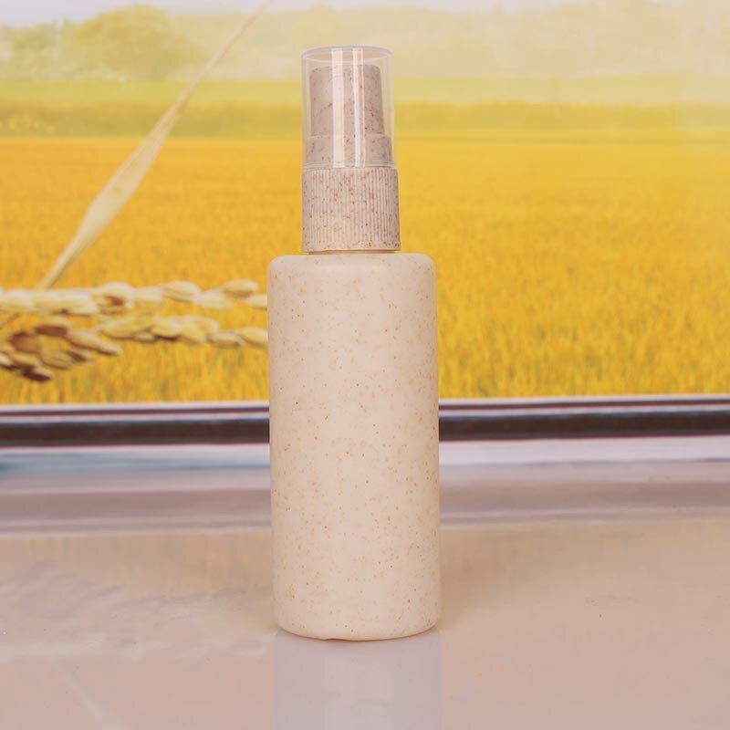 Wheat Straw Plastic Bottles Manufacturer - Biodegradable 20ml 30ml 50ml with Soft Tube Cosmetics and Lotion Hotel Amenities