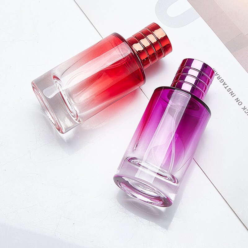 Perfume Bottle Manufacturer - Wholesale 30ml 50ml 100ml round Glass Refillable Hot Sale Empty Spray Screen Printing