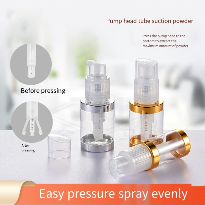 Face Powder Bottle Manufacturer - In Stock 60ml 80ml 120ml Cosmetic Aerosol Spray-Type Dry Powder for Loose Powder Face