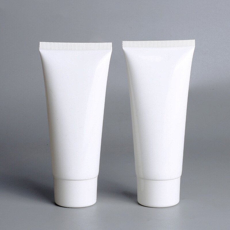 Sunblock Packaging Manufacturer - Custom Logo Empty BB 50g 50ml White Skincare Cosmetic Tube Plastic PE Hand Cream Face
