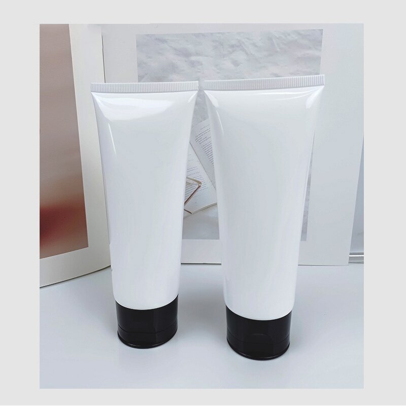 Plastic Tube Manufacturer - 100ml Simple Matte Portable Cosmetic Soft Squeeze with Flip Top Lid and Pump Sayer Sealing
