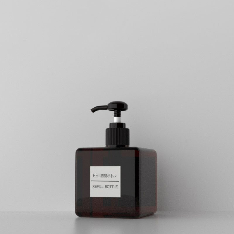 Plastic Bottle Manufacturer - Transparent 250ml Square PET for Skin Care & Shampoo Durable Pressing Sub-package for Face