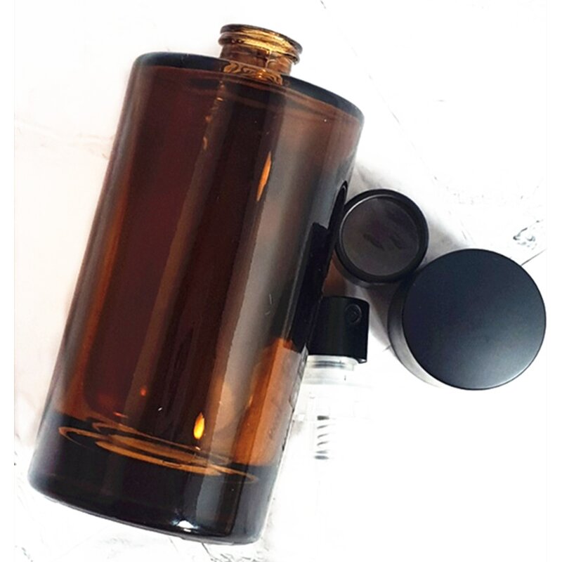 Glass Perfume Bottle Manufacturer - In Stock 30ml 50ml 100ml Thick Clear Amber Brown Screen Printing Black Spray Cosmetic