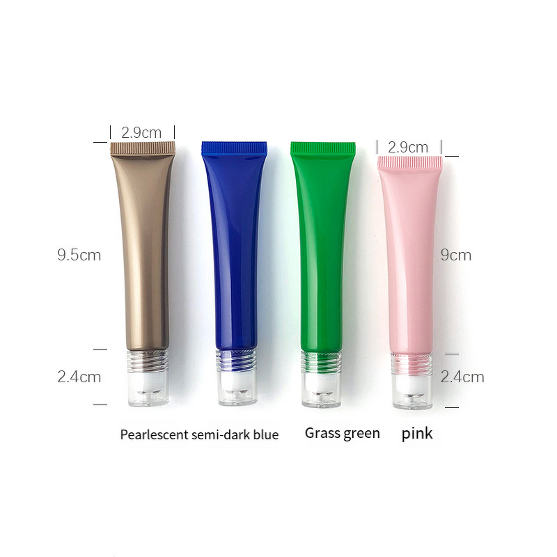 Eye Cream Tube Manufacturer - 15g 20g 30g Empty & Face Mask Roll Ball Cosmetic PE Material Soft Hose Containers Squeeze
