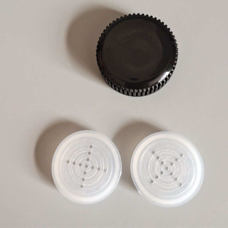 Loose Powder Containers Manufacturer - Customizable 10g Black Mini Empty Cosmetic Plastic Talcum Powder for Shampoo Spray