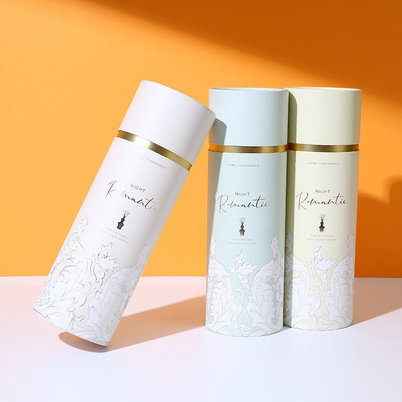 Gift Box Manufacturer - Custom Logo Recycled Cylinder for Wine T-Shirt Perfume Color Printing Vanishing Handling