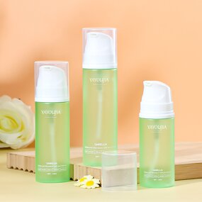 Foam Dispenser Pump Bottles Manufacturer - 100% PCR Reusable PET 100/120/150 ML Clear Purple Green Frost Facia Cleanser