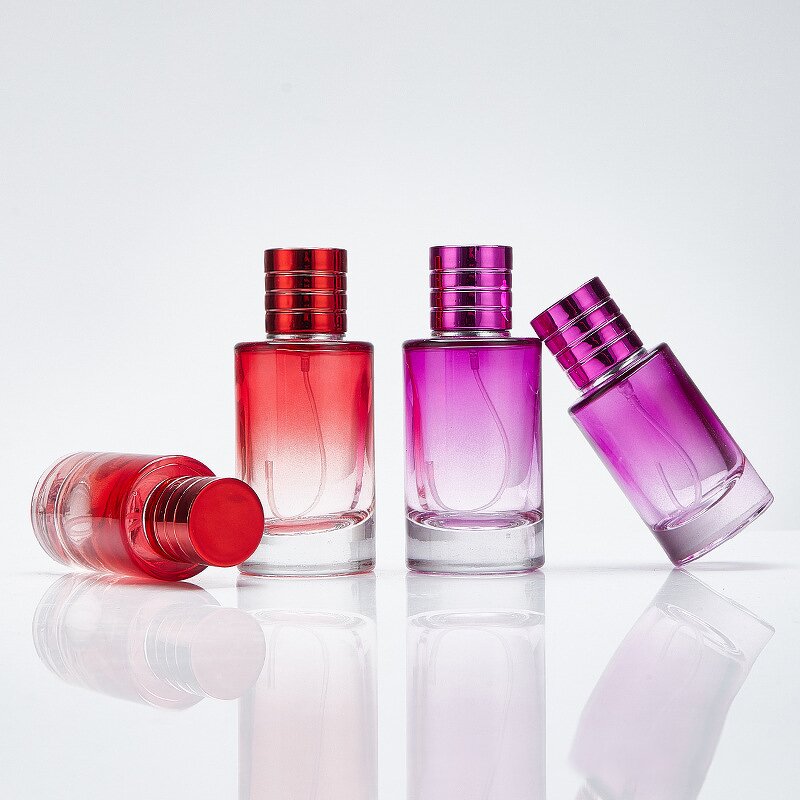 Perfume Bottle Manufacturer - Wholesale 30ml 50ml 100ml round Glass Refillable Hot Sale Empty Spray Screen Printing