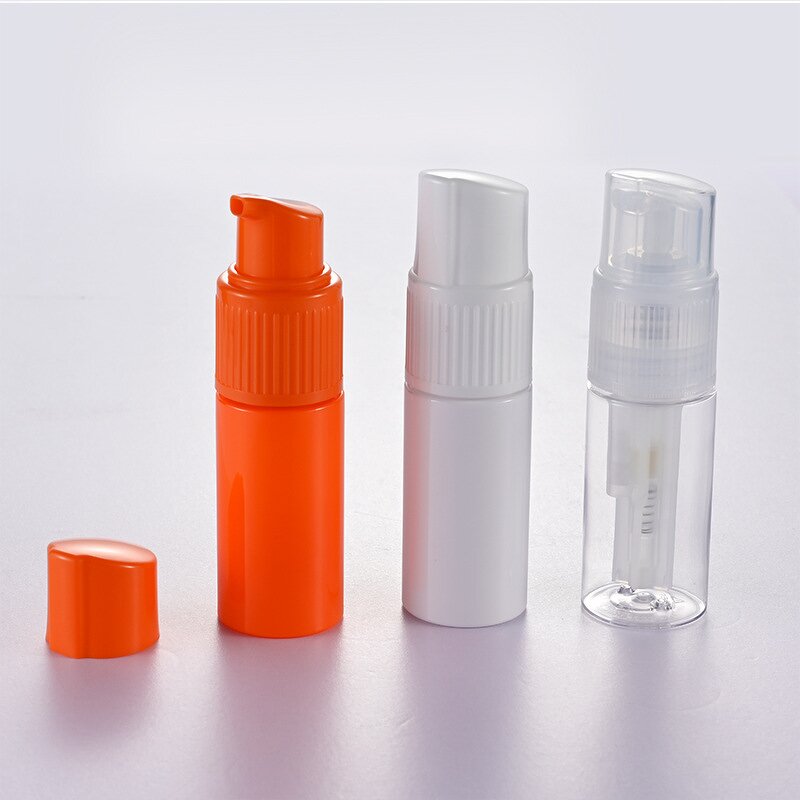 Powder Spray Bottle Manufacturer - High Quality 80ml Transparent Portable Colored Plastic for Shampoo or Loose Powder