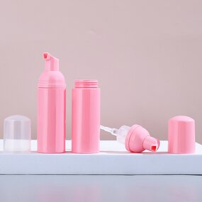 Foam Pump Bottles Manufacturer - Wholesale Pink Pet Plastic 30ml 50ml Eyelash for Facial Cleanser & Shampoo for Skin Care
