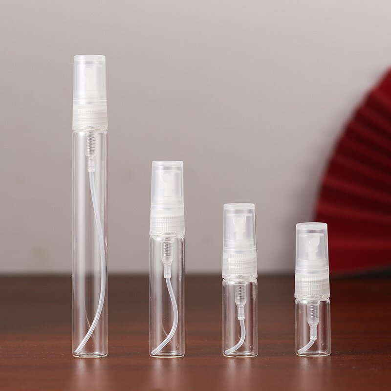 Perfume Sample Bottle Manufacturer - 2025 New Mini 2ml 3ml 5ml 10ml Glass with Plastic Screw Cap Wholesale for Eye Cream