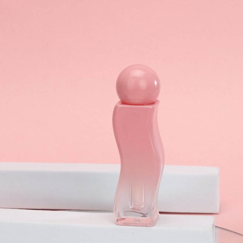 Lip Gloss Tubes Manufacturer - New Stock Luxury 2.5ml Wave Shape Empty Lip Balm Lip Oil Container for Skin Care Wholesale