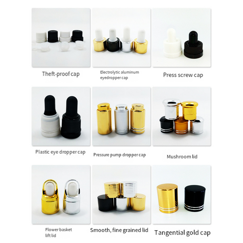 Serum Bottle Manufacturer - 10ml 20ml 30ml 50ml 100ml Amber Dark Brown Empty Cosmetic Glass Toner Spray with Screw Cap