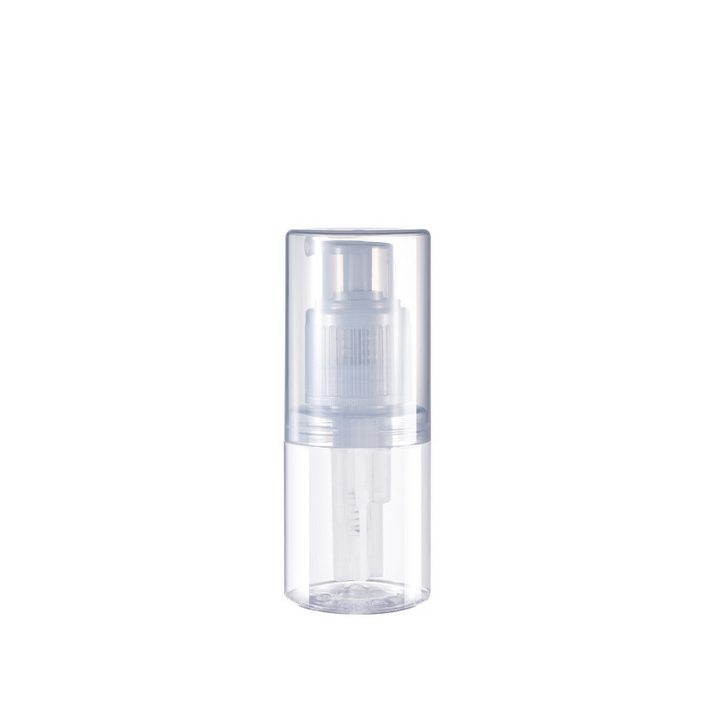 Hair Dry Shampoo Bottle Manufacturer - 30ml Pet Empty Baby Powder Distributor with Powder Spray Pump for Face Masks