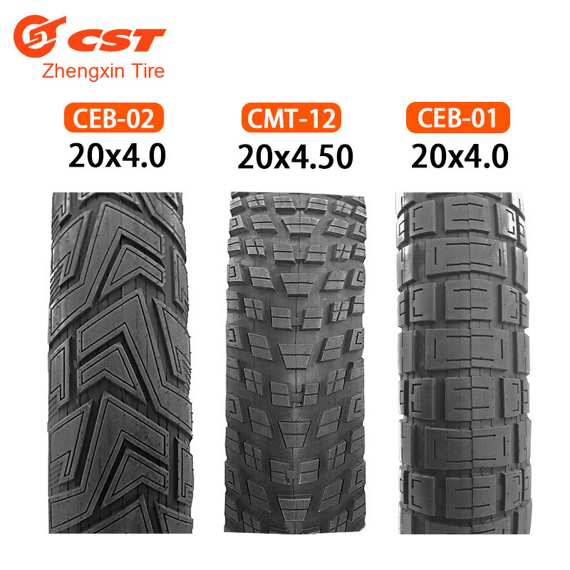 Snow Bike Tire Manufacturer - C S T 20-Inch Off-Road Fat 60Tpi Inner Outer Puncture-Resistant Wear-Resistant Rubber 20X4.5 20X4.0