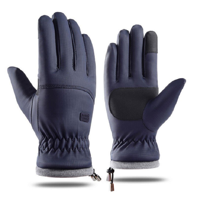 Motorcycle Gloves Manufacturer - 2022 Winter Waterproof Full Finger Racing Fleece Touch for Winter Thermal