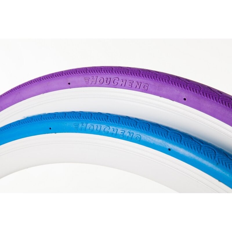 Road Bike Tire Manufacturer - Colored 700*23C 24*1 3/8 Solid Rubber Bicycle
