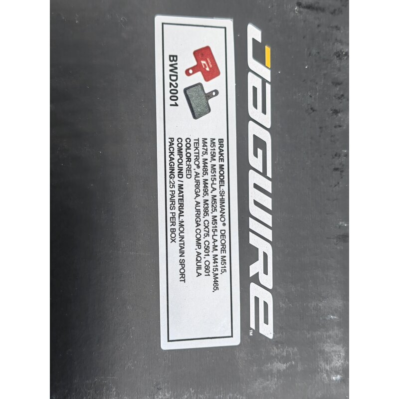 Brake Pad Manufacturer - High Quality Mountain Bike Jagwire BWD2001 371 Emi-Metallic Hydraulic for SHIMANO SRAM Disc Brake