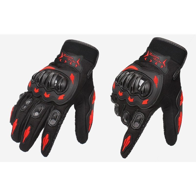 Racing Gloves Manufacturer - Wholesale Full Finger Motorcycle Motorbike Motocross Riding Black Green Red Sport Non Slip