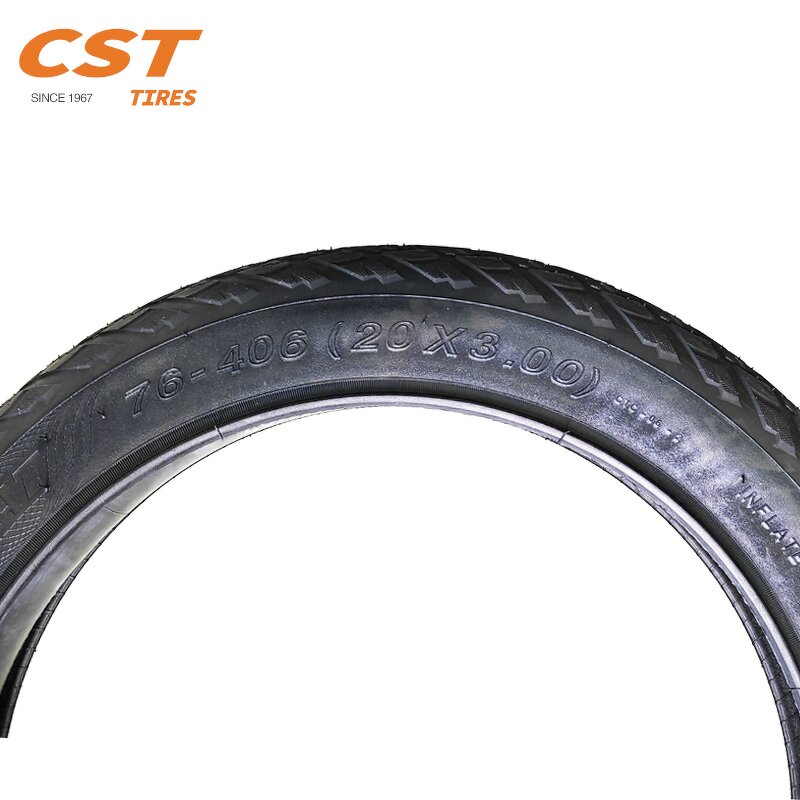 Bike Tires Manufacturer - Smooth C S T 20x3.0 BIG BOAT 76-406 Road with Inner Tube for E-bike