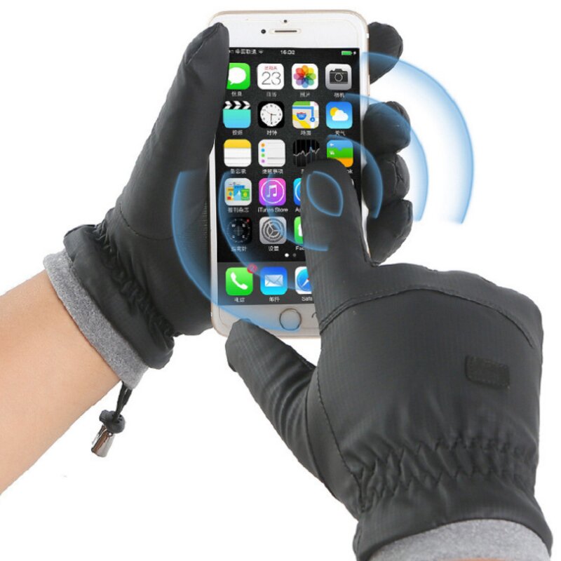 Motorcycle Gloves Manufacturer - 2022 Winter Waterproof Full Finger Racing Fleece Touch for Winter Thermal