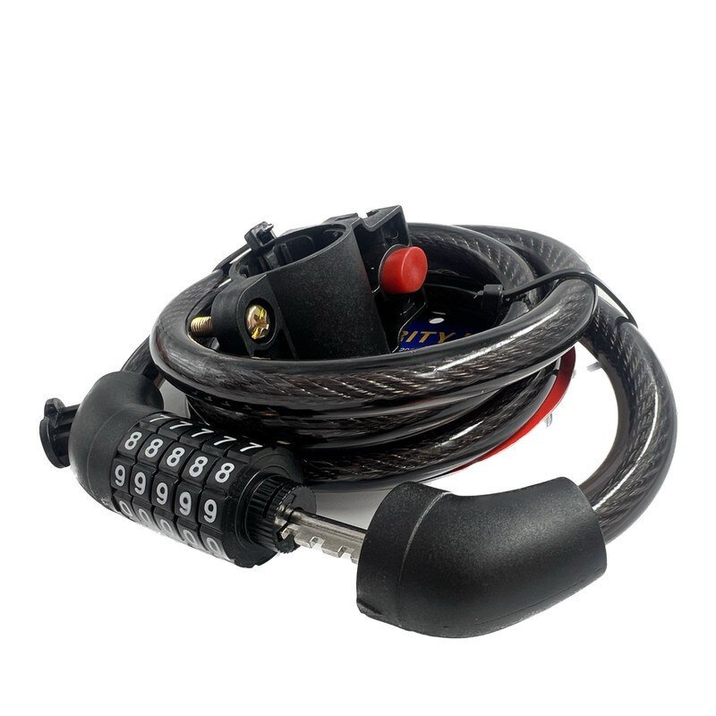 Bicycle Lock Manufacturer - Mountain Bike Theft 5 Digital Code Combination Steel Cable for Mountain Bike Road Bike