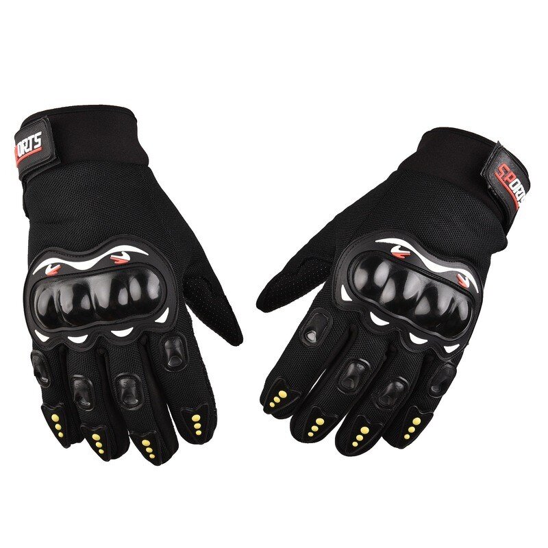 Racing Gloves Manufacturer - Motowolf Sport Touch Screen Knuckle Protection Anti-slip Full Finger Cycling