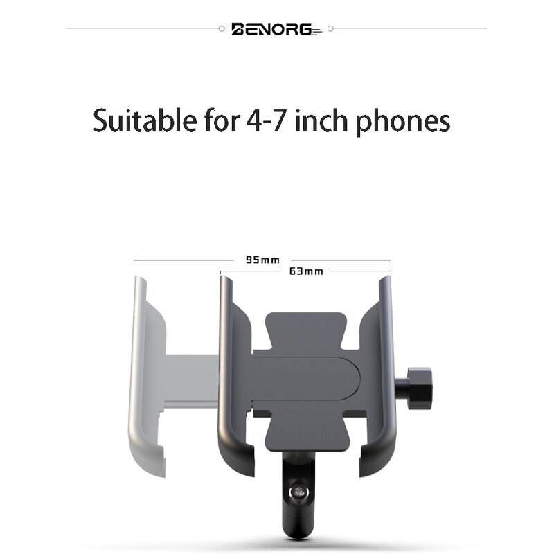 Cycling Phone Holder Manufacturer - Wholesale Universal for All Mobile Phones Aluminum for Bike Electric Bicycles Scooters