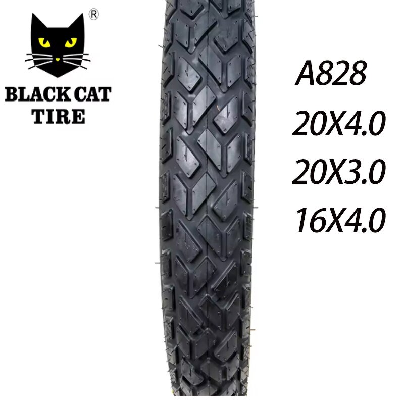 Bike Tires Manufacturer - BLACK CAT A828 FAT 20X4.0 102-406 Heavy for E-BIKE