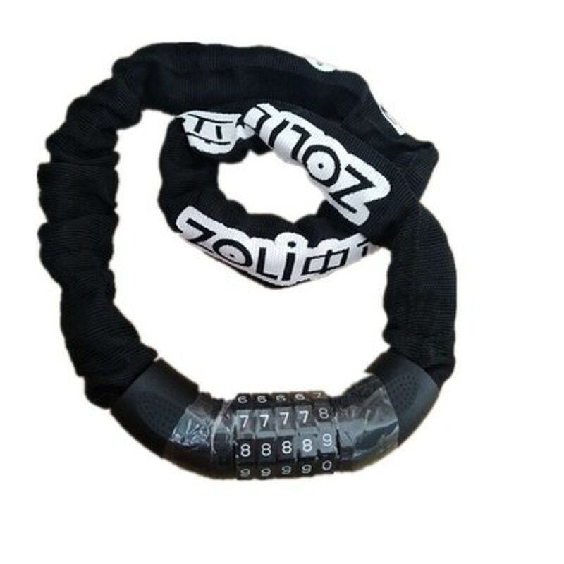 Bicycle Combination Lock Manufacturer - Hot New Product Safety 5 Digits Steel Number Chain