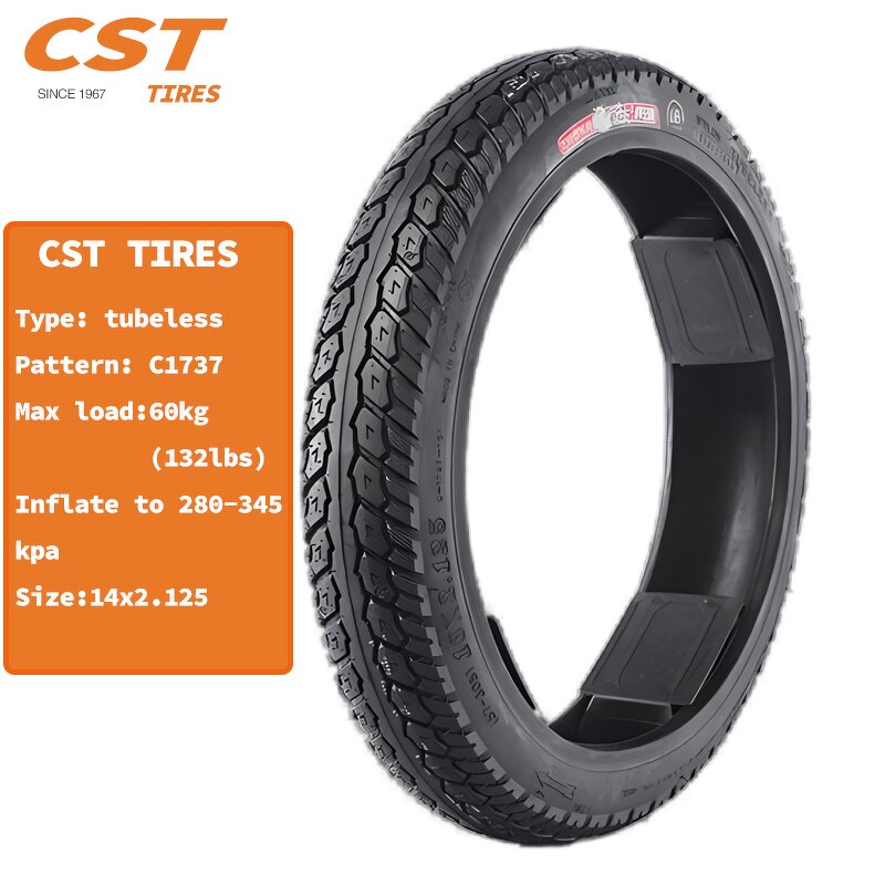 Electric Bicycle Tire Manufacturer - C S T 4PR TUBELESS 12/14/16/18 Inch C1737 TUBELESS