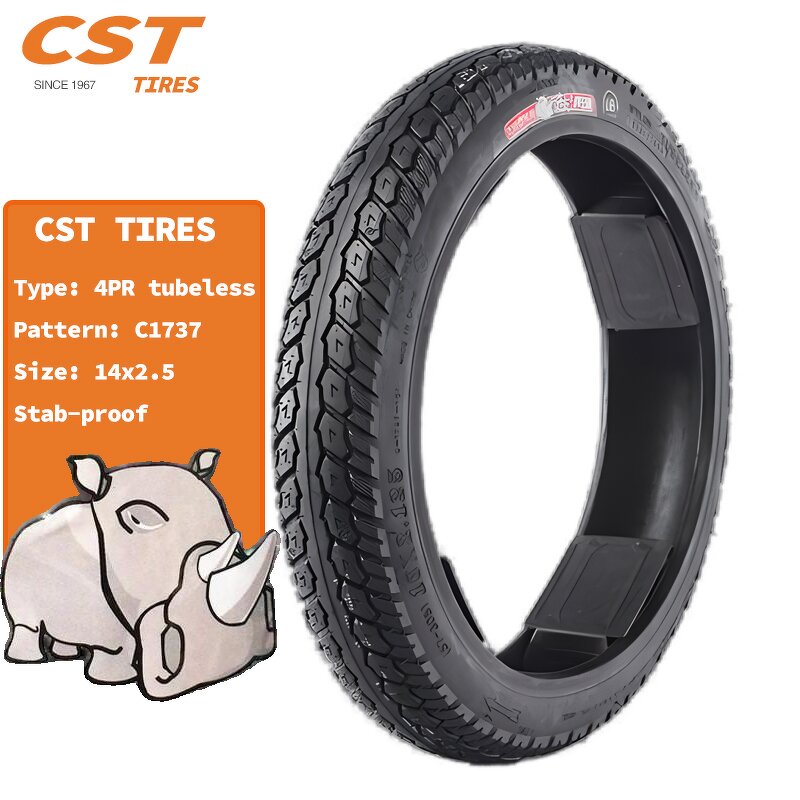 Electric Bicycle Tire Manufacturer - C S T 4PR TUBELESS 12/14/16/18 Inch C1737 TUBELESS