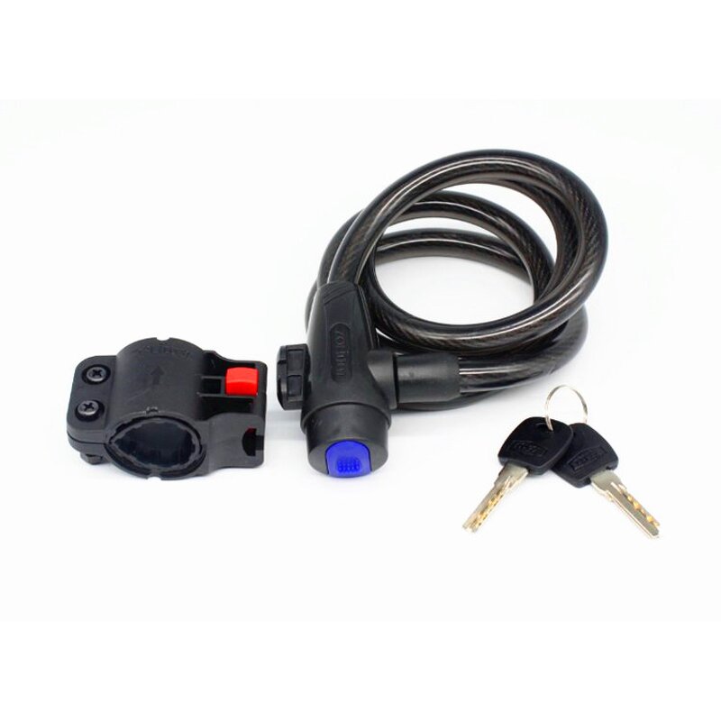 Mountain Bike Lock Manufacturer - New Design Anti-breaking Motorbike Key Lock 12mmx1.2m Chain Cable Anti-theft