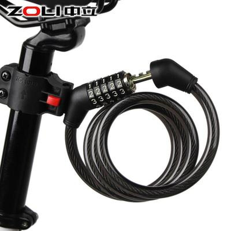 Bike Lock Manufacturer - Safety Anti Theft 5 Digital Code Combination Security Steel Cable