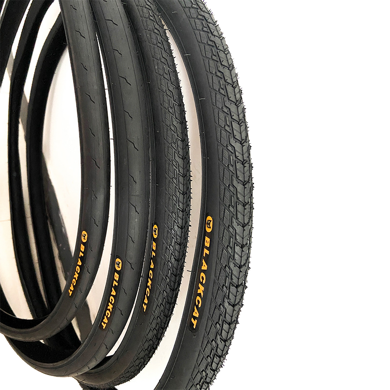 Bicycle Tire Manufacturer - Black Cat 700x25C 28C 32C 35C 38C Anti-Slip Travel Rubber Tube for Road Bikes