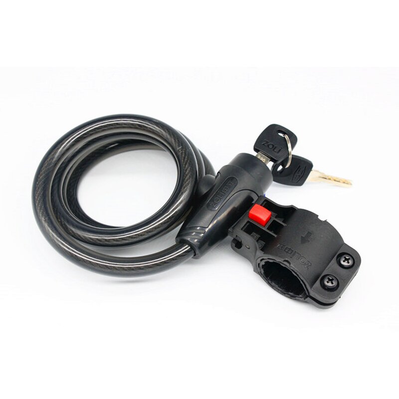 Mountain Bike Lock Manufacturer - New Design Anti-breaking Motorbike Key Lock 12mmx1.2m Chain Cable Anti-theft