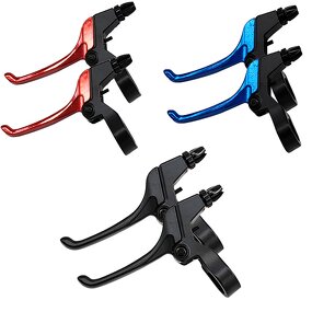 Bicycle Brake Lever Manufacturer - Colorful Mountain Road Bike Ultralight Aluminum Alloy for Folding Bike Parts