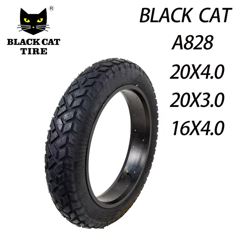 Bike Tires Manufacturer - BLACK CAT A828 FAT 20X4.0 102-406 Heavy for E-BIKE