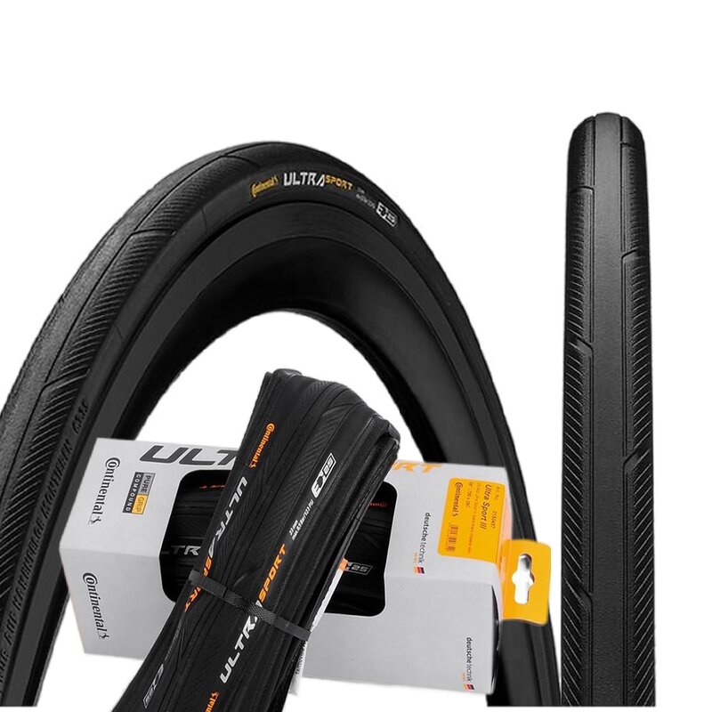 Road Folding Tire Manufacturer - Original Continental Ultra Sport III 700C BLACK BROWN 23-622 25-622 28-622 for Road Bike