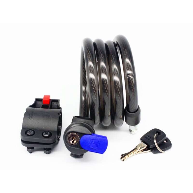 Mountain Bike Lock Manufacturer - Colorful Anti-breaking GANT 5108 Motorbike Key Lock 12mmx1.2m Chain Cable Anti-theft
