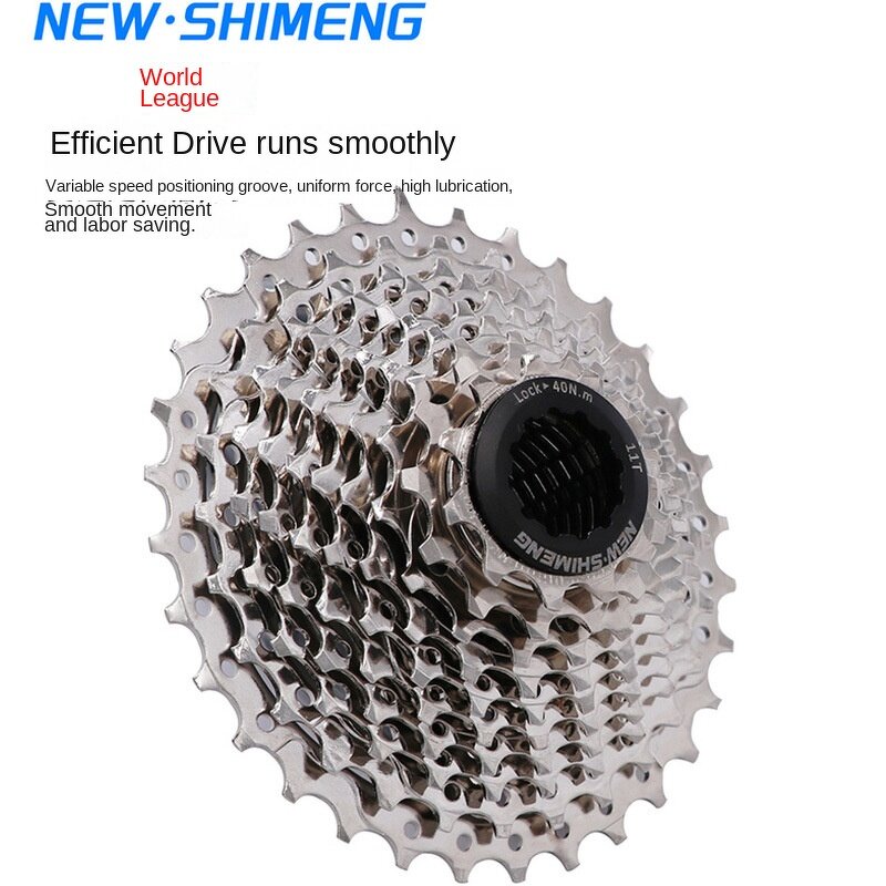 Road Bike Flywheel Manufacturer - SHIMENG 10-Speed 8/9/10 Speed Cassette 25/28/32T for Mountain Bike